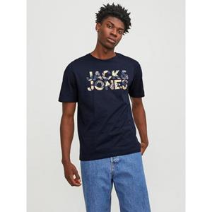 Jack & Jones Rundhalsshirt "JJEJEFF CORP LOGO TEE SS O-NECK SN"