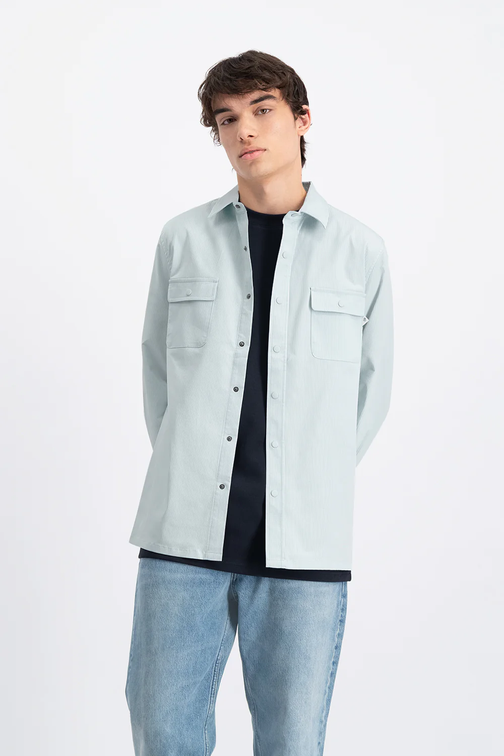Law of the sea Evaporate 3 overshirt windsurfer blue