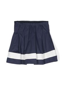 Monnalisa Gestreepte high waist rok - Blauw