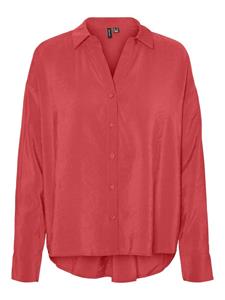 Vero Moda Hemdbluse "VMQUEENY LS OVERSIZE SHIRT WVN GA NOOS"