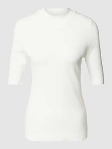 Korte mouwen fijn brei t-shirt dames COMMA