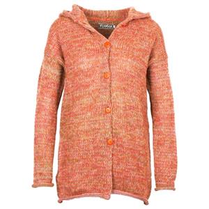 Flomax  Women's Oversize KapuzenJacke Vanja - Wollen vest, roze