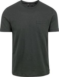 No Excess T-shirt korte mouw ronde hals dark steel