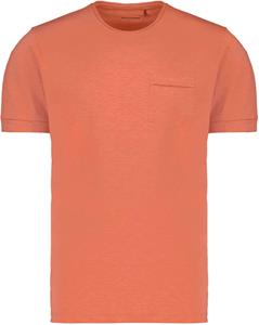 No Excess T-shirt korte mouw ronde hals melon