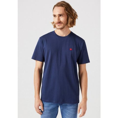 Wrangler Shirt met korte mouwen met logoborduursel op borsthoogte