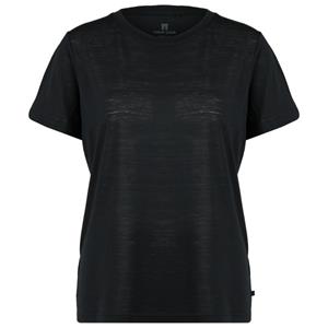 Heber Peak - Women's MerinoMix150 PineconeHe. T-Shirt - Merinoshirt, zwart