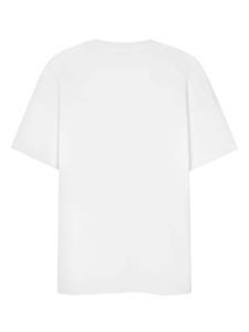 Versace Medusa Sliced cotton T-shirt - Wit