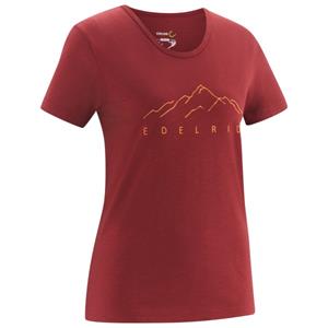 Edelrid  Women's Highball T-Shirt V - T-shirt, rood