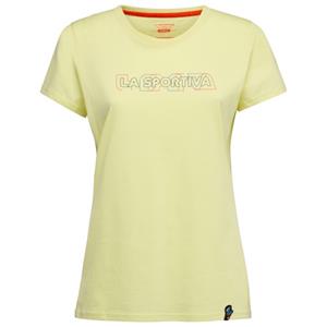 La sportiva  Women's Outline - T-shirt, geel