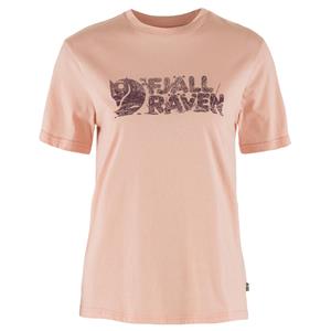 Fjällräven  Women's Lush Logo T-Shirt - T-shirt, roze