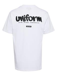 Izzue T-shirt met logopatch - Wit