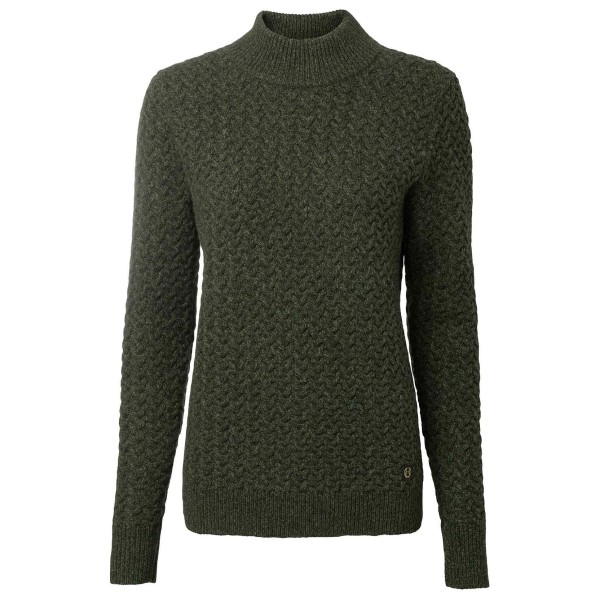 Chevalier  Women's Minley Mockneck Wool Pullover - Wollen trui, olijfgroen