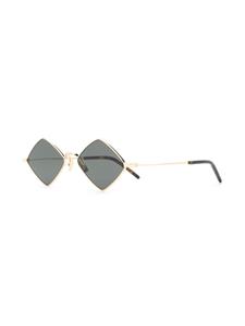 Saint Laurent Eyewear Zonnebril met diamant montuur - Zwart