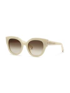 Philipp Plein Nobile zonnebril met oversized montuur - Beige
