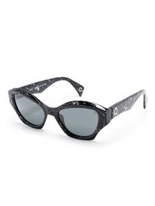 Etnia Barcelona Bette zonnebril met cat-eye montuur - Zwart