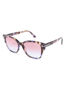 TOM FORD Eyewear Elsa zonnebril met wayfarer montuur - Paars