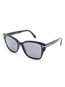 TOM FORD Eyewear Elsa zonnebril met wayfarer montuur - Zwart