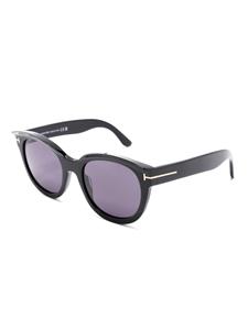 TOM FORD Eyewear Tamara zonnebril met oversized montuur - Zwart