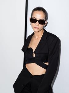 Prada Eyewear Zonnebril met schildpadschild design - Bruin