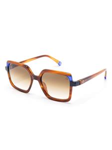 Etnia Barcelona Zonnebril met vierkant montuur - Bruin