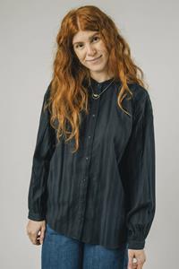 Brava Fabrics Damen vegan Nest Boho Bluse Schwarz
