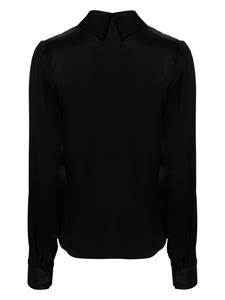 STYLAND button-up satin shirt - Zwart