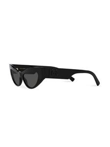Dolce & Gabbana Eyewear Zonnebril met cat-eye montuur - Zwart