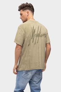 Malelions Men Signature Towelling T-Shirt - Dry Sage