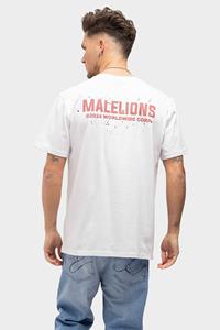 Malelions Men Worldwide Paint T-Shirt - White