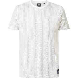Petrol Industries Heren t-shirt m-1040-tsr644 0000 bright white