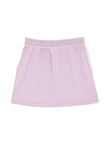 off-whitekids Off-White Kids Mini-rok met logoband - Paars