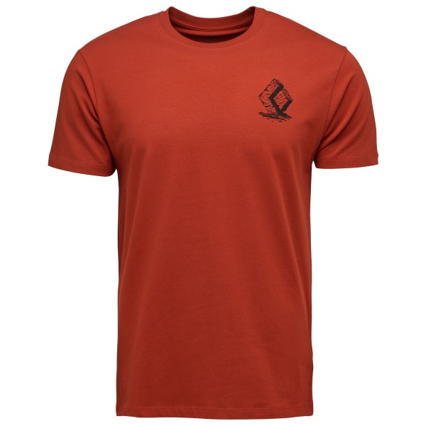Black Diamond  Boulder S/S Tee - T-shirt, rood