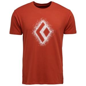 Black Diamond  Chalked Up 2.0 S/S Tee - T-shirt, rood