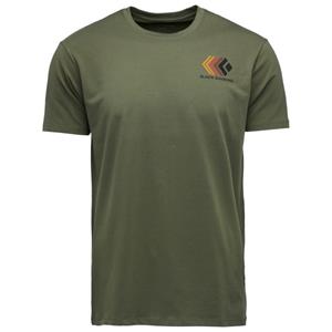 Black Diamond  Faded S/S Tee - T-shirt, olijfgroen