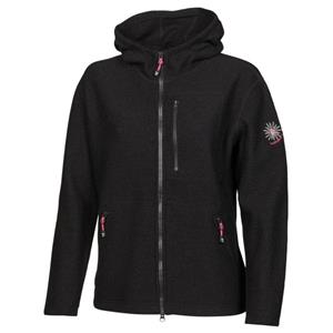 Ivanhoe of Sweden  Women's Tara Hood - Wollen vest, zwart