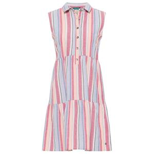 Tranquillo  Women's Gemütliches Kleid aus Biobaumwolle - Jurk, roze