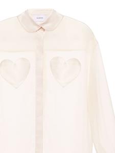Sleeper Montmartre blouse met hartzak - Wit
