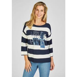 Rabe 3/4 Arm-Pullover, mit Print