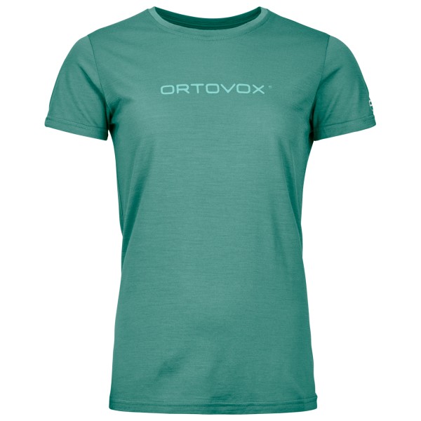Ortovox  Women's 150 Cool Brand T-Shirt - Merinoshirt, turkoois