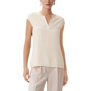 Comma T-Shirt Basic mit Tunika-Ausschnitt