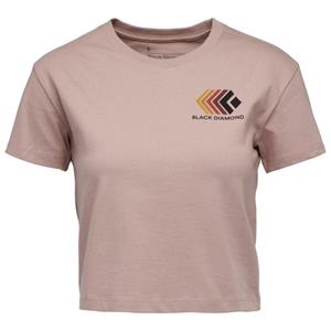 Black Diamond Kurzarmshirt Black Diamond W Faded Crop Short-sleeve Tee Damen