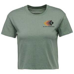 Black Diamond Kurzarmshirt Black Diamond W Faded Crop Short-sleeve Tee Damen