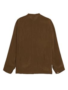LEMAIRE crinkled boxy shirt - Bruin