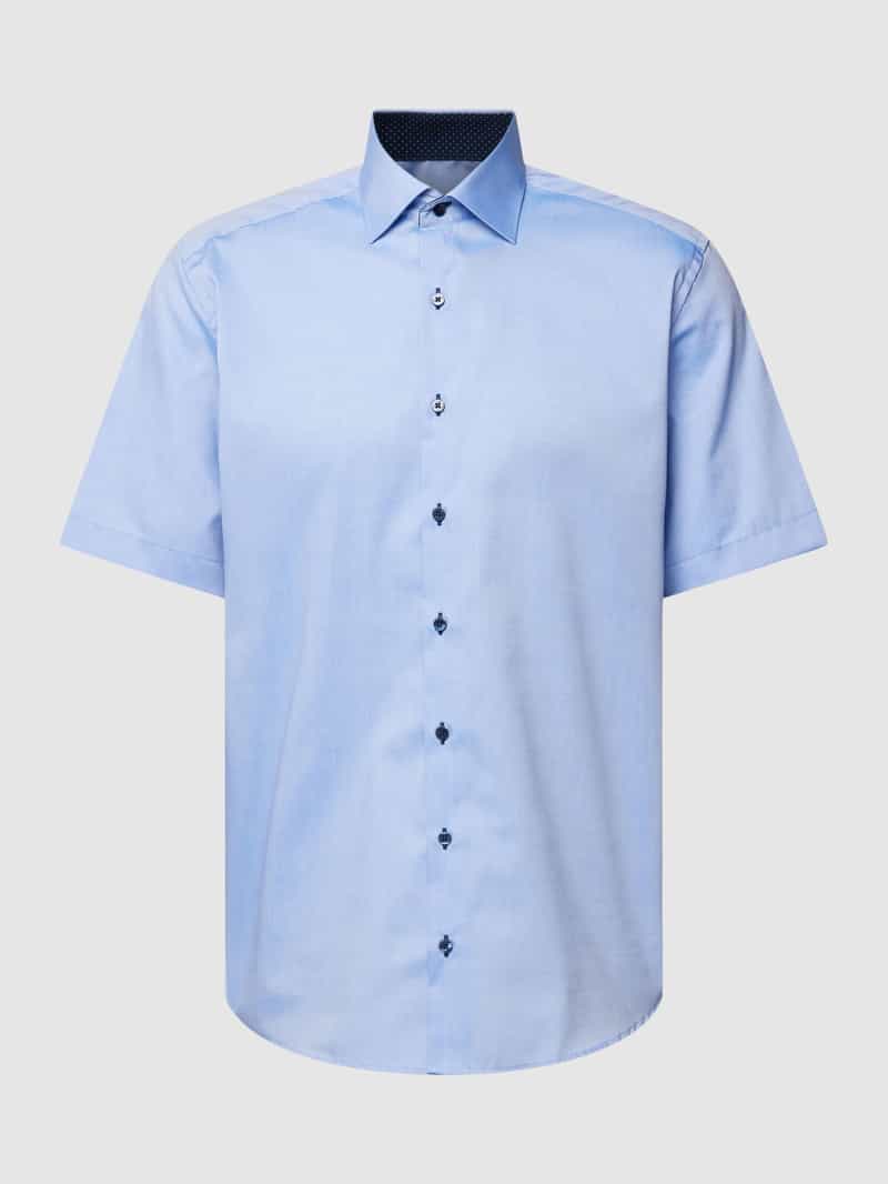 Eterna Modern fit zakelijk overhemd met 1/2-mouwen