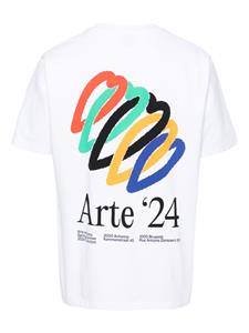 ARTE T-shirt met print - Wit