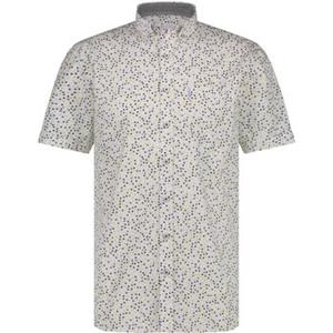 Overhemd Lange Mouw State Of Art Short Sleeve Overhemd Print Groen