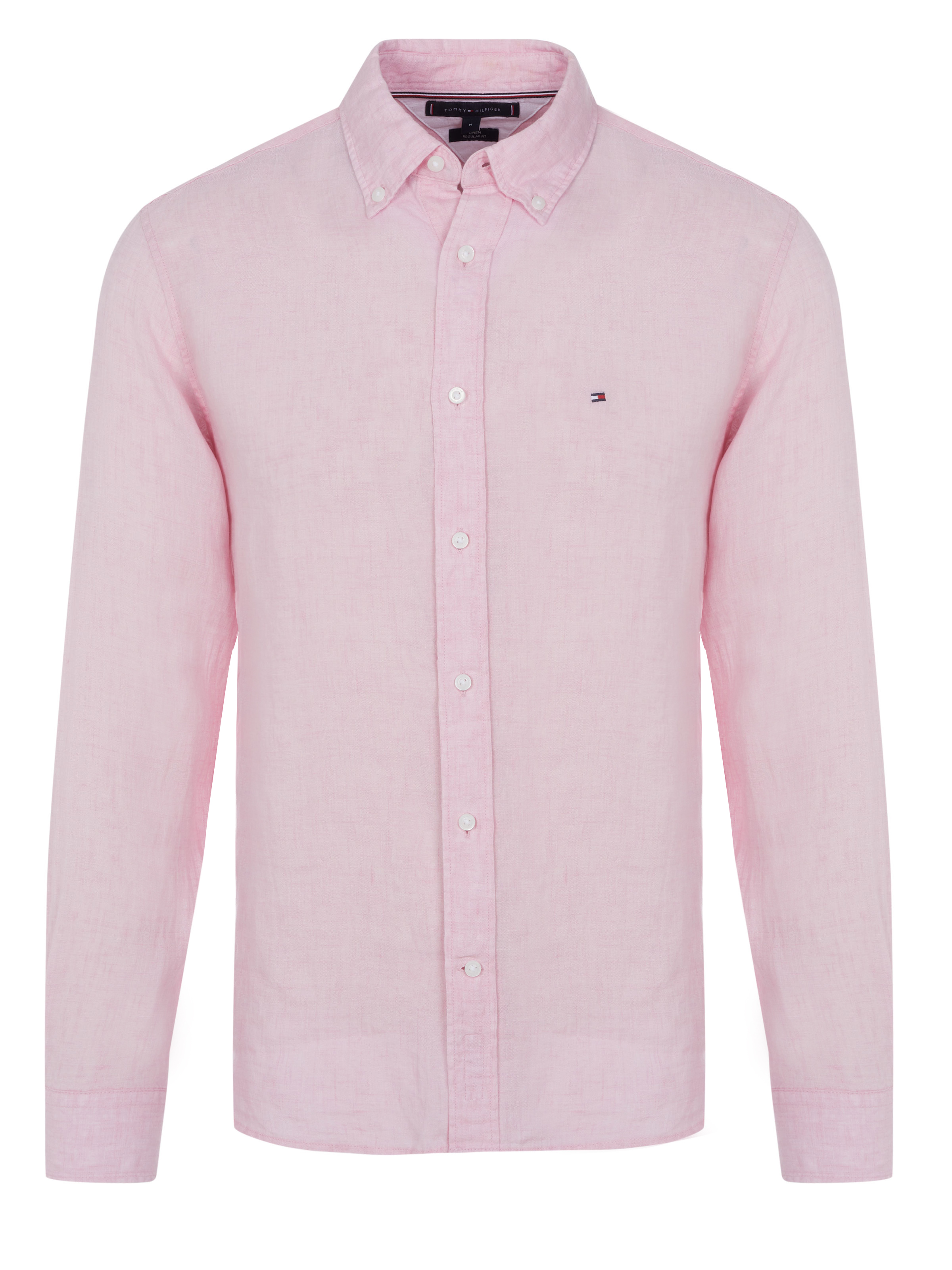 Tommy Hilfiger linnen shirt rozenkleur