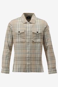 Sweater Vanguard Overshirt Ruiten Beige