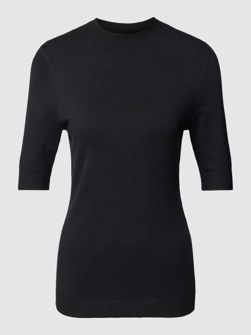 Comma Gebreid shirt met halflange mouwen