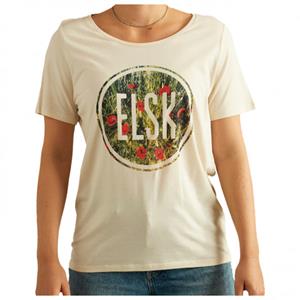 ELSK  Women's Poppies Zen - T-shirt, beige
